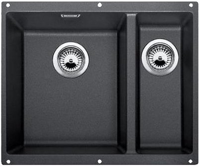 

Кухонная мойка Blanco Rotan 340/160-U 523077 (антрацит)