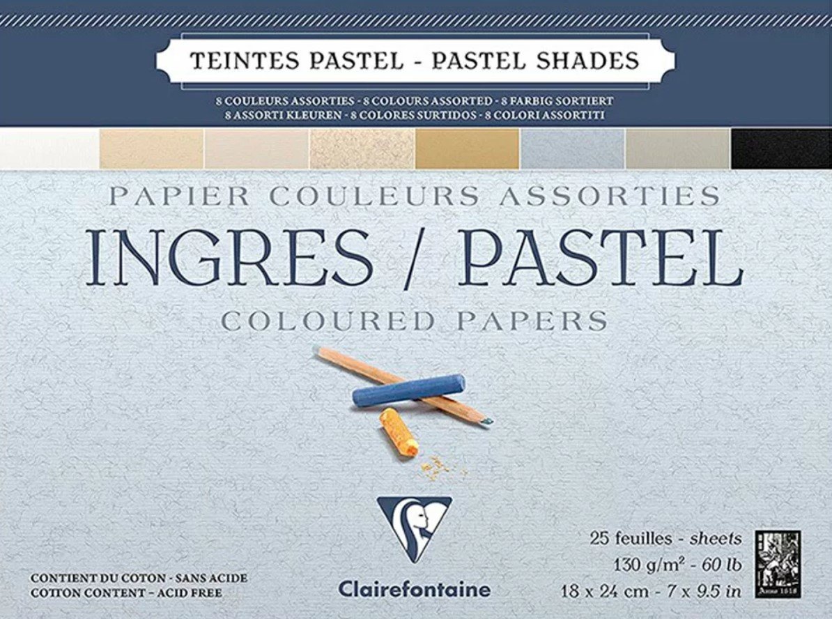 

Набор бумаги для рисования Clairefontaine Ingres 96486C