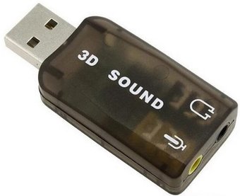 USB аудиоадаптер USBTOP USB2.0 3D 2.1/5.1