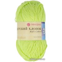 Пряжа для вязания Пехорка Детский хлопок 003 100 г 330 м (зеленый)