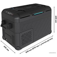 Компрессорный автохолодильник Libhof W-35D 12В/24В 35л (черный)