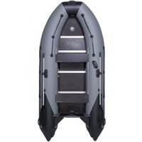 Моторно-гребная лодка Адмирал АМ-360 S серый/черный