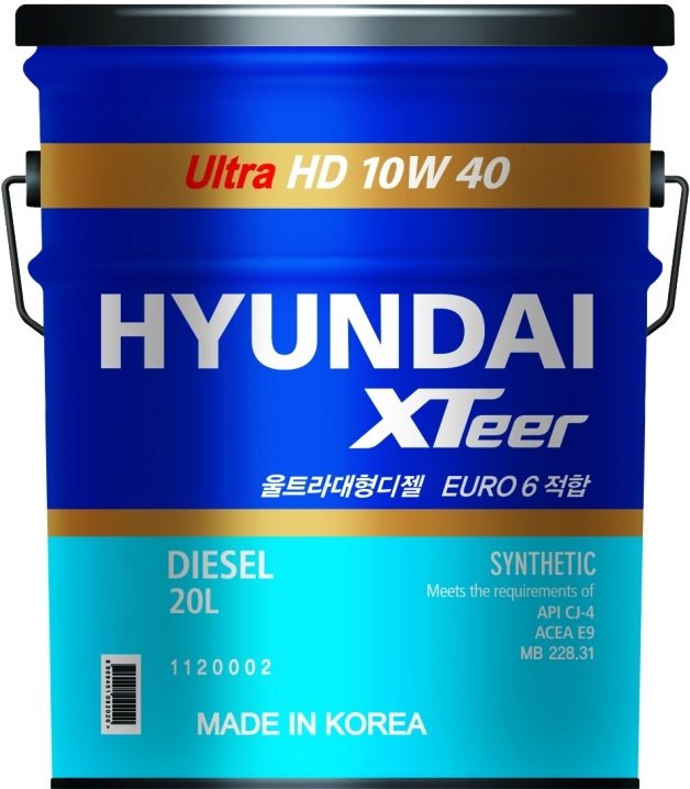 

Моторное масло Hyundai Xteer HD Ultra 10W-40 20л