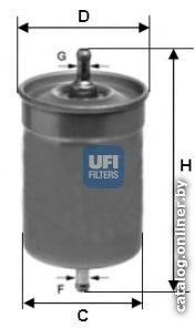 Топливный фильтр UFI 3150000
