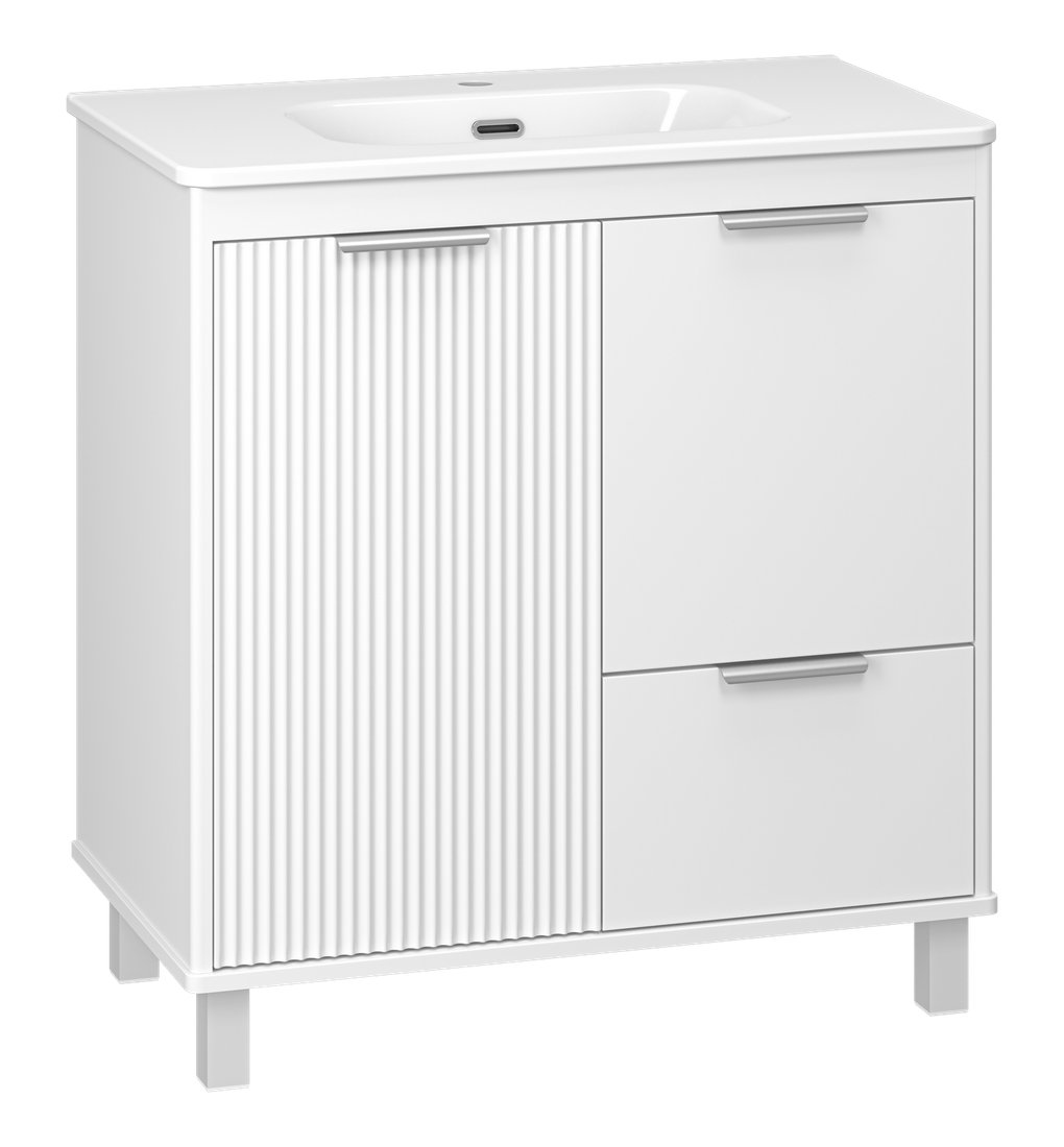 

Brevita Тумба под умывальник Risacca 80 RIS-06080-0142Я (белый матовый)