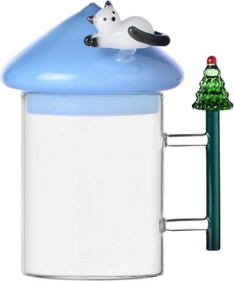 

Кружка Ichendorf Milano Christmas Tales 0935209531 (кот на крышке)