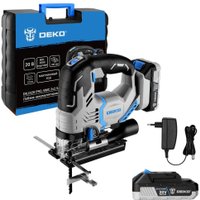 Электролобзик Deko DKJS20 PRO 083-1125 (с 2-мя АКБ, кейс)