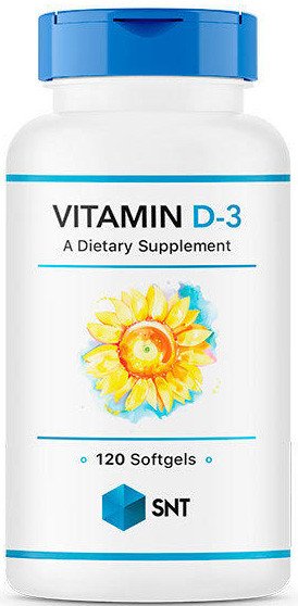 

Витамин SNT Nutrition D3 5000 (120 капсул)