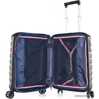 Чемодан-спиннер Verage Crust 17106-1+ 55 см (черный)