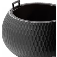 Вазон Альтернатива Жемчужина М8917 (7 л, графитовый)