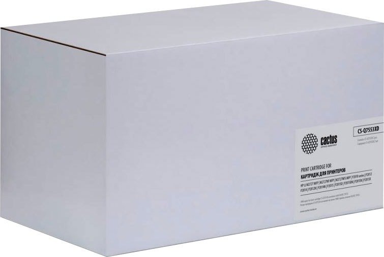 

Картридж CACTUS CS-Q7553XD (аналог HP Q7553XD)