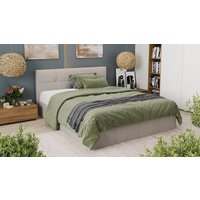 Кровать Трия Лора с ПМ 160x200 (велюр Confetti Cream)