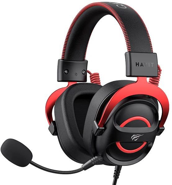 

Наушники Havit Gamenote H2002e (черный/красный)