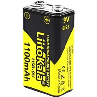 Аккумулятор LiitoKala USB-9V (1 шт.)