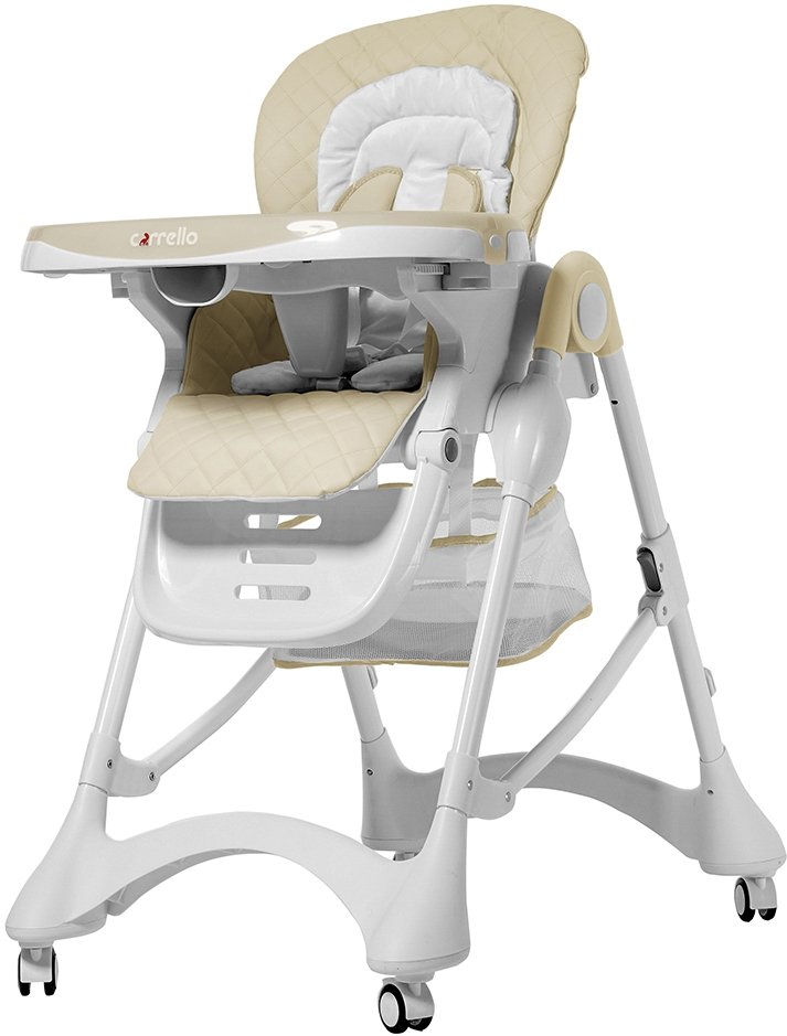 

Высокий стульчик Carrello Caramel (cream beige)