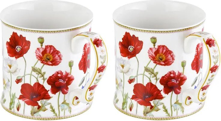 

Набор кружек Elan Gallery New Bone China Маки 420331_2 (2шт)