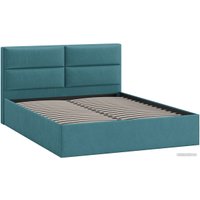 Кровать Трия Глосс универсальный тип 1 160x200 (микровелюр Wellmart Indigo)