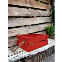 Ящик Florbox Деревянный интерьерный 24.9×10.2×16.5 см (красный)