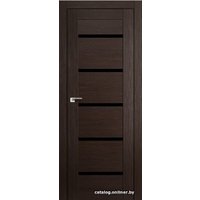 Межкомнатная дверь ProfilDoors 7X 60x200 (венге мелинга/стекло триплекс черный)