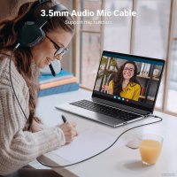 Кабель Ugreen AV183 20782 3.5 мм - 3.5 мм (2 м, черный)