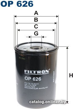 Масляный фильтр Filtron OP 626