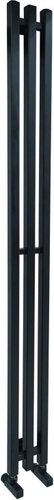 Ростела Слим 1/2" 3 перекладины 12x150 см (черный)