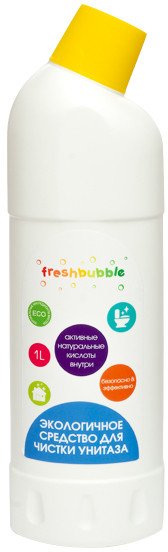 

Средство для унитаза Freshbubble Активные натуральные кислоты 1 л