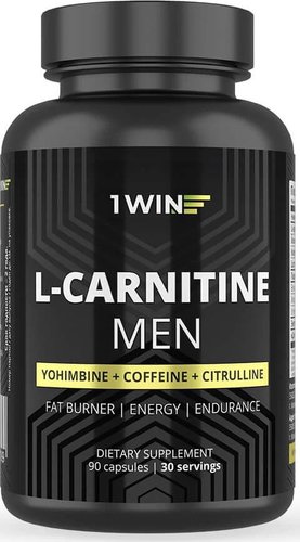 L-карнитин 1WIN L-Сarnitine MEN (90 капсул)