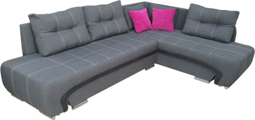 

Угловой диван Мебель 7Я Тет-а-тет 2 (серый)