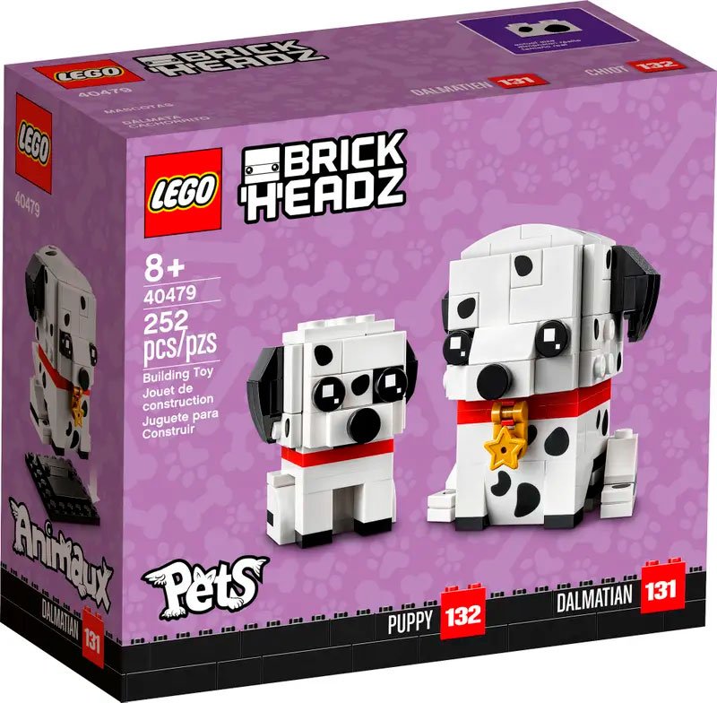 

Конструктор LEGO Brick Headz 40479 Далматинец