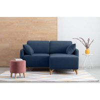 Угловой диван Divan Льери Мини Velvet Blue 240321 (синий)