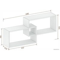 Полка Кортекс-мебель КМ 24 (дуб сонома)
