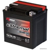 Мотоциклетный аккумулятор RDrive eXtremal Silver YIX30L-BS (31.6 А·ч)