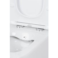 Унитаз подвесной Roxen Cube bidet в комплекте с инсталляцией StounFix Dual Fresh 6 в 1 966426 (кнопка: серый бетон)