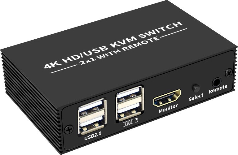 

KVM переключатель USBTOP HDMI 4K USB2.0/USB-C