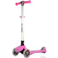 Трехколесный самокат Plank Cyber (розовый)