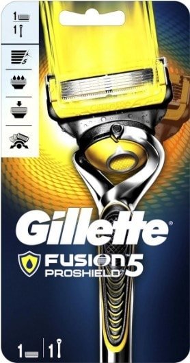 

Бритвенный станок Gillette Fusion5 Proshield 1 сменная кассета 7702018412815