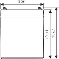 Аккумулятор для ИБП WBR HR1221W F2