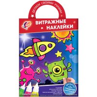 Набор для рисования Луч Витражные наклейки Космос 31С 2010-08