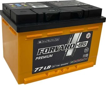 Автомобильный аккумулятор Forvard EFB Premium R+ низк. (77 А·ч)