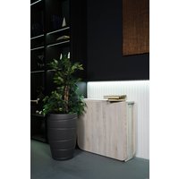 Стол-книга Stoloff Мечта 1600x850 (сосна лофт, опоры вкручиваемые, углы закругленные с роликами и ручками)