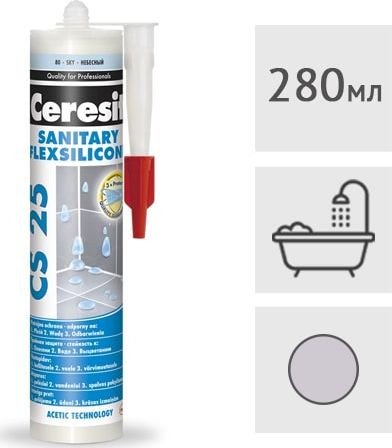 Герметик Ceresit CS 25 (280 мл, манхэттен)