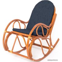 Кресло-качалка Мир Ротанга 05/04 (коньяк/синий)
