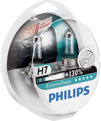 Галогенная лампа Philips H7 X-tremeVision 2шт [12972XV+S2]
