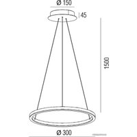 Подвесная люстра Donolux Ringlet S111028/1 D300