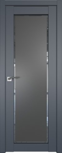 ProfilDoors 2.19U L 90x200 (антрацит, стекло square графит)