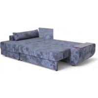 Угловой диван Sundays Home Нью-Йорк (велюр плюш серый)