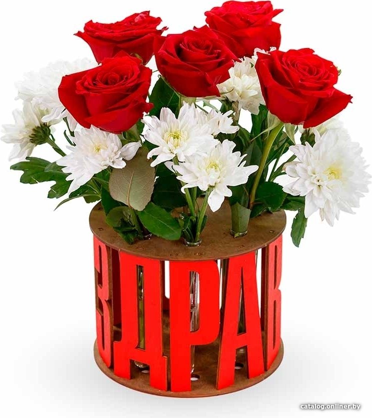 Ваза Eco-Wood-Art Vase Поздравляю