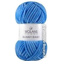 Пряжа для вязания Wolans Yarns Bunny Baby 35 100 г 120 м (джинс/синий, 5 мотков)