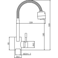 Смеситель Антей Булат 511513-ANT